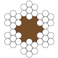 6x7+Fibre Core